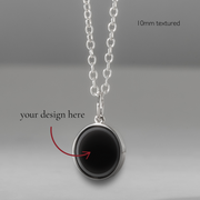 Create Your Own - Elysium Black Diamond Pendant - Rhodium Shrouded Collection - Precious Metals