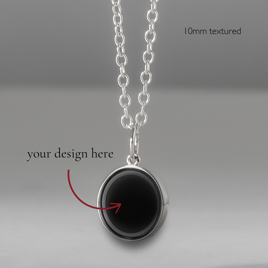 Create Your Own - Elysium Black Diamond Pendant - Rhodium Shrouded Collection - Precious Metals