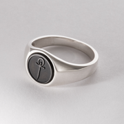 Create Your Own - Elysium Eclipse Signet Ring Series - 12mm Textured Edition