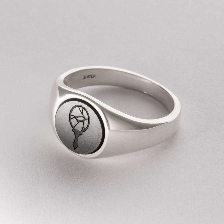 Malkavian Clan - Elysium Eclipse Signet Ring Series - Smooth Edition