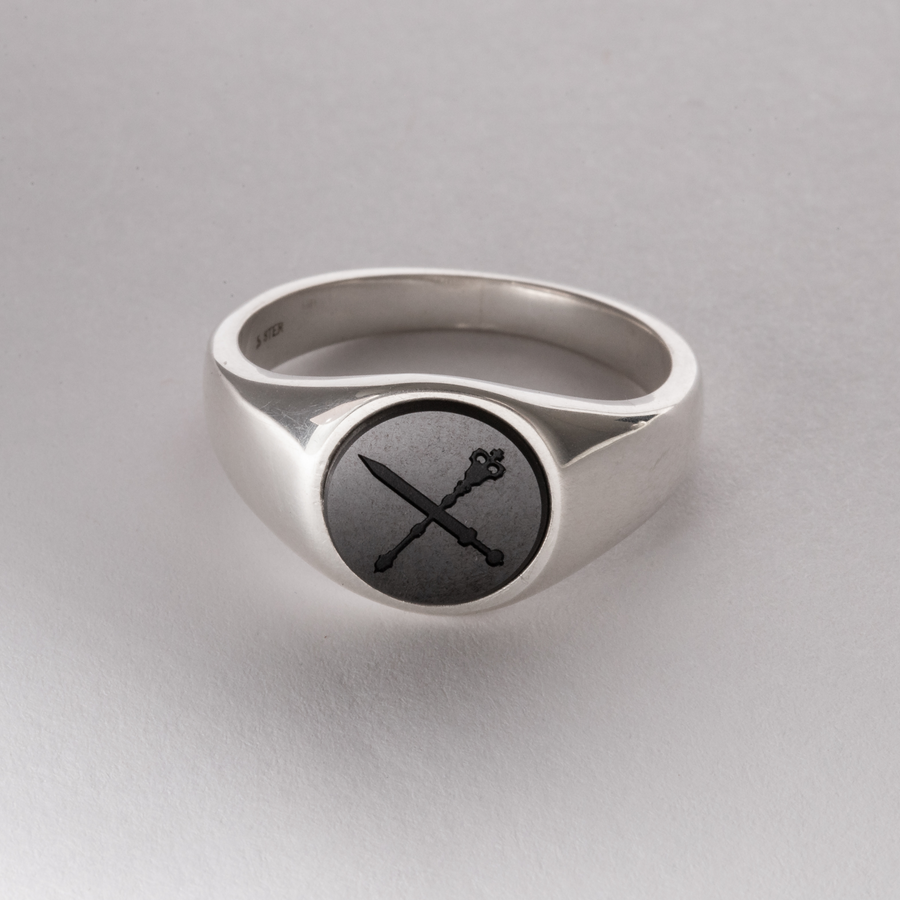 Ventrue Clan - Elysium Eclipse Signet Ring Series - Smooth Edition