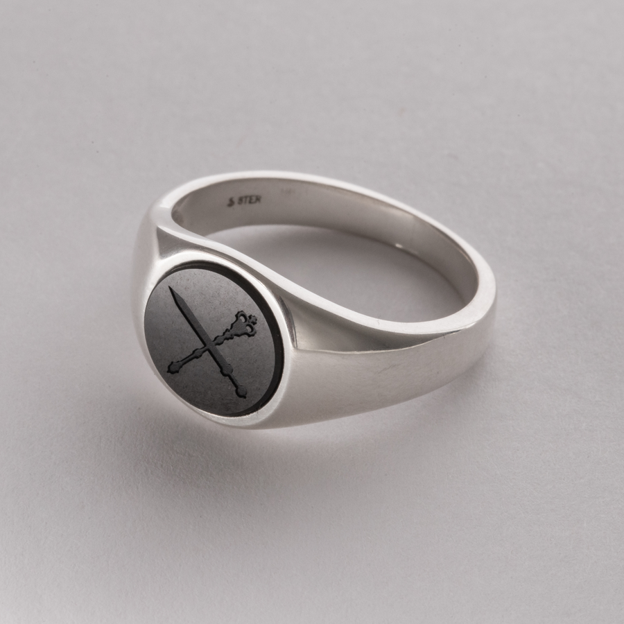 Ventrue Clan - Elysium Eclipse Signet Ring Series - Smooth Edition