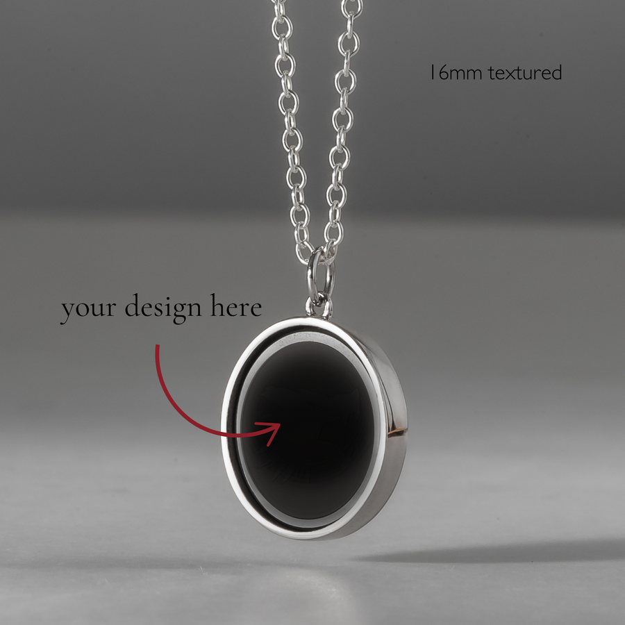 Create Your Own - Elysium Black Diamond Pendant - Rhodium Shrouded Collection - Precious Metals