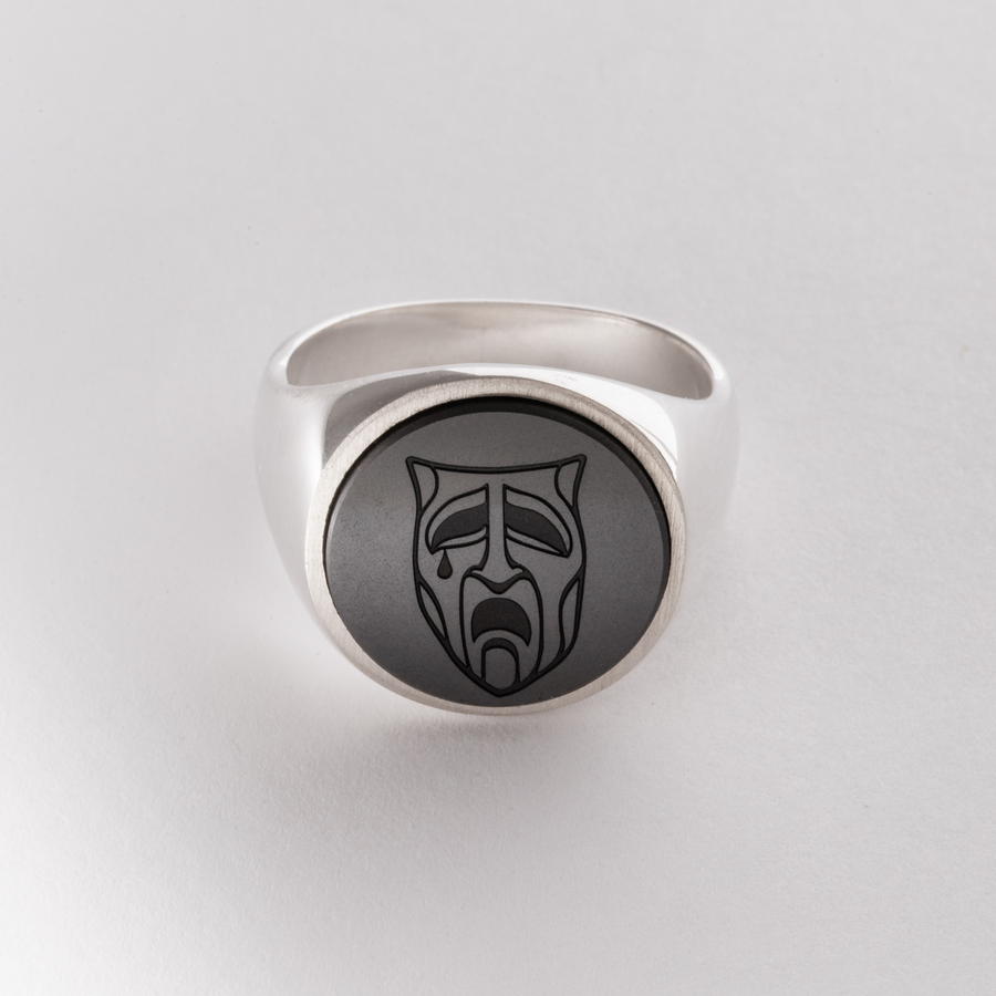 Nosferatu Clan - Elysium Eclipse Signet Ring Series - Smooth Edition