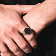 Create Your Own - Elysium Eclipse Signet Ring Series - 12mm Textured Edition