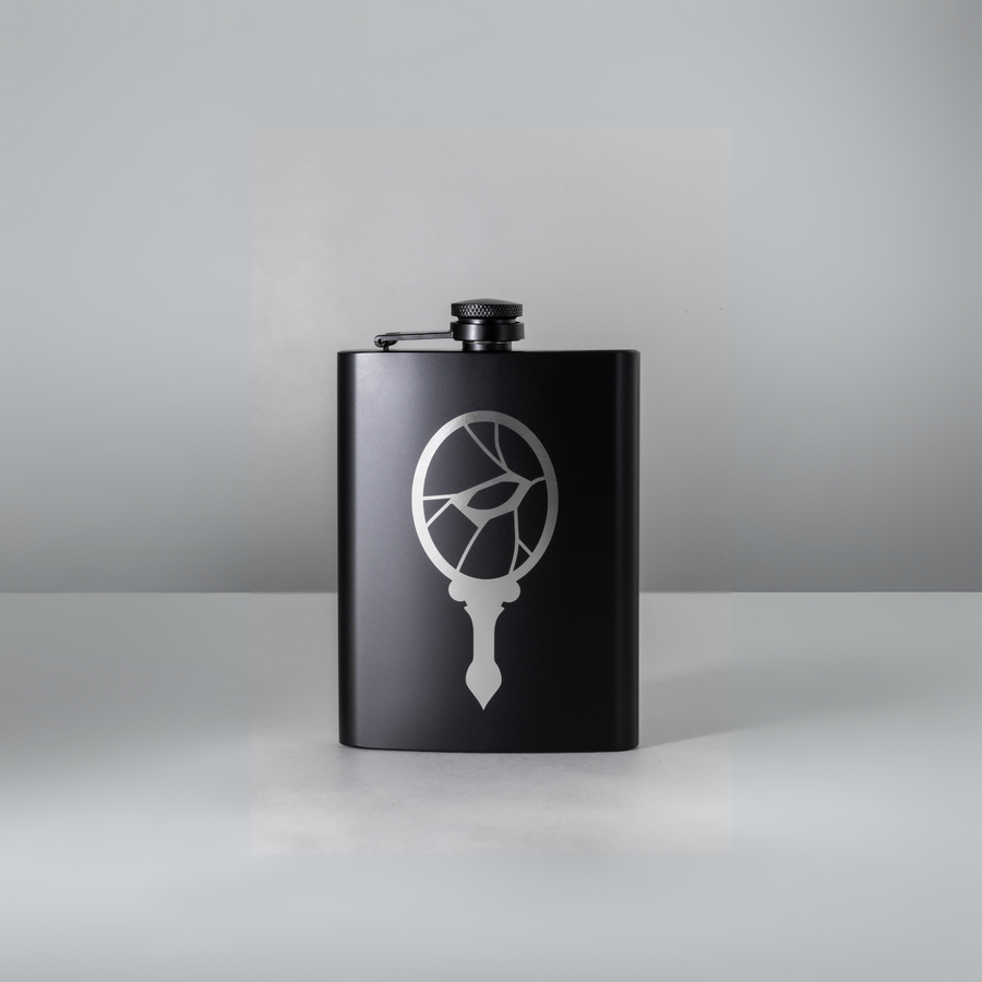 Malkavian Clan - Elysium Matte Black Flask