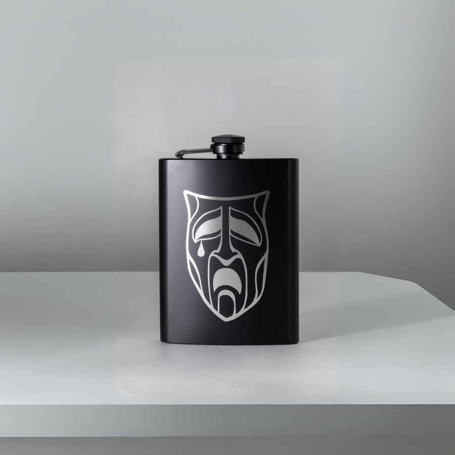 Nosferatu Clan - Elysium Matte Black Flask