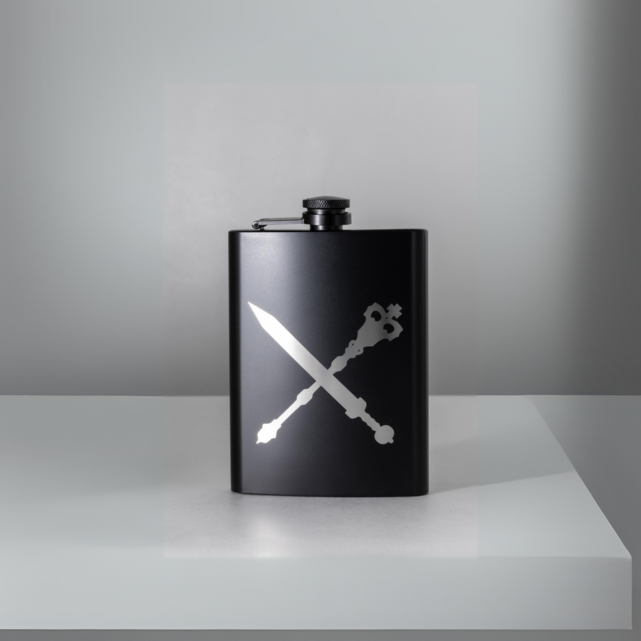 Ventrue Clan - Elysium Matte Black Flask