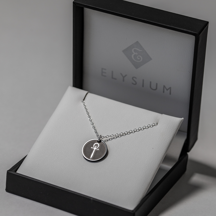 Vampire: The Masquerade Ankh - Elysium Textured Pendant - Freestanding Collection - Precious Metals