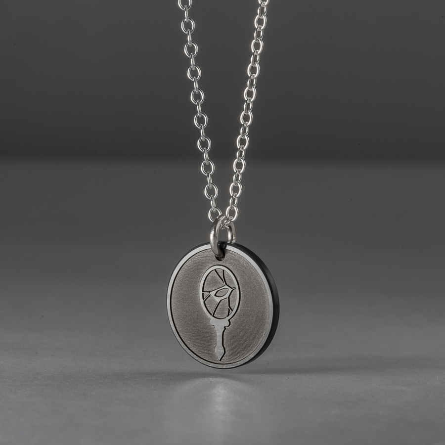 Malkavian Clan - Elysium Textured Pendant - Freestanding Collection - Precious Metals