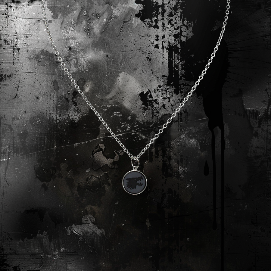 Gangrel Clan - Elysium Whisper Pendant - Rhodium Shrouded Collection - Precious Metals