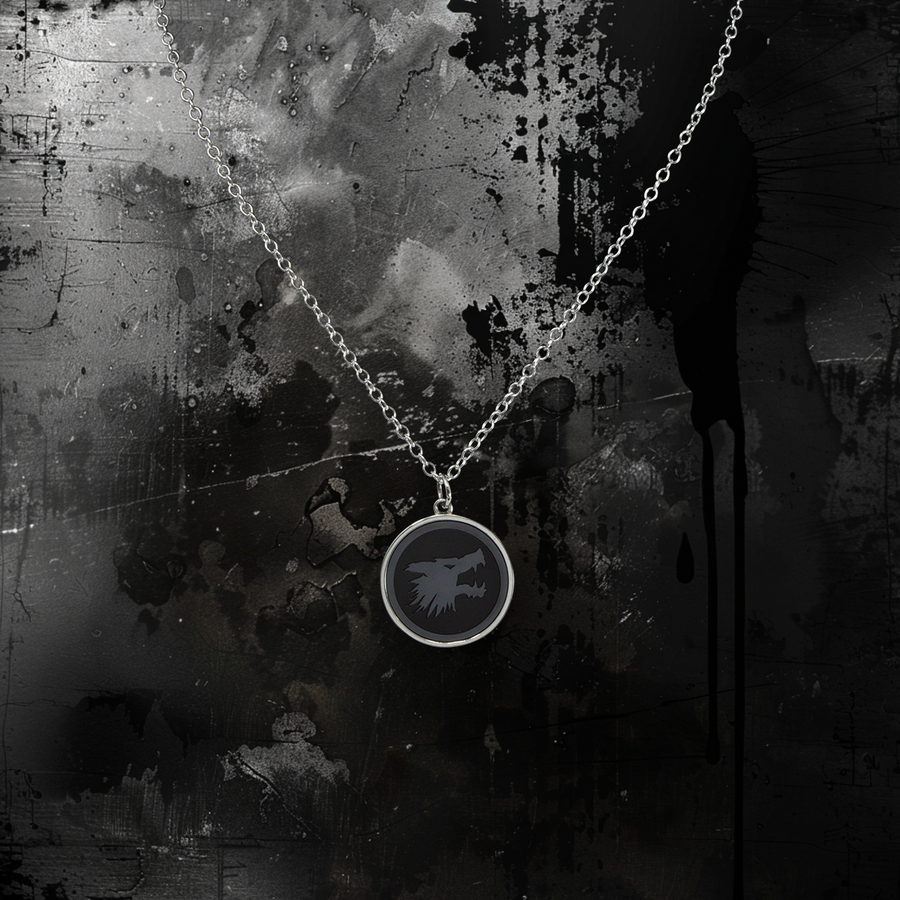 Gangrel Clan - Elysium Radiant Pendant - Rhodium Shrouded Collection - Precious Metals