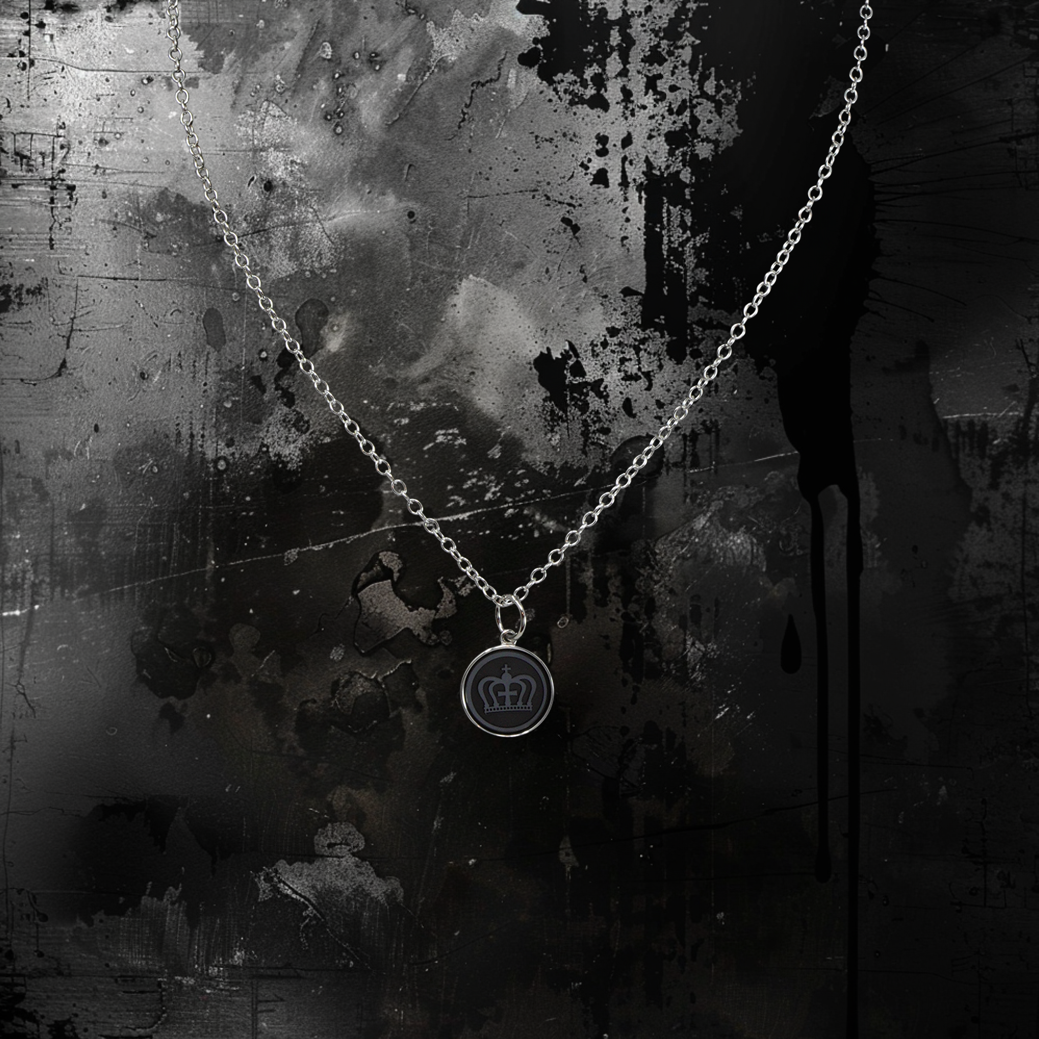 Lasombra Clan - Elysium Radiant Pendant - Rhodium Shrouded Collection - Precious Metals