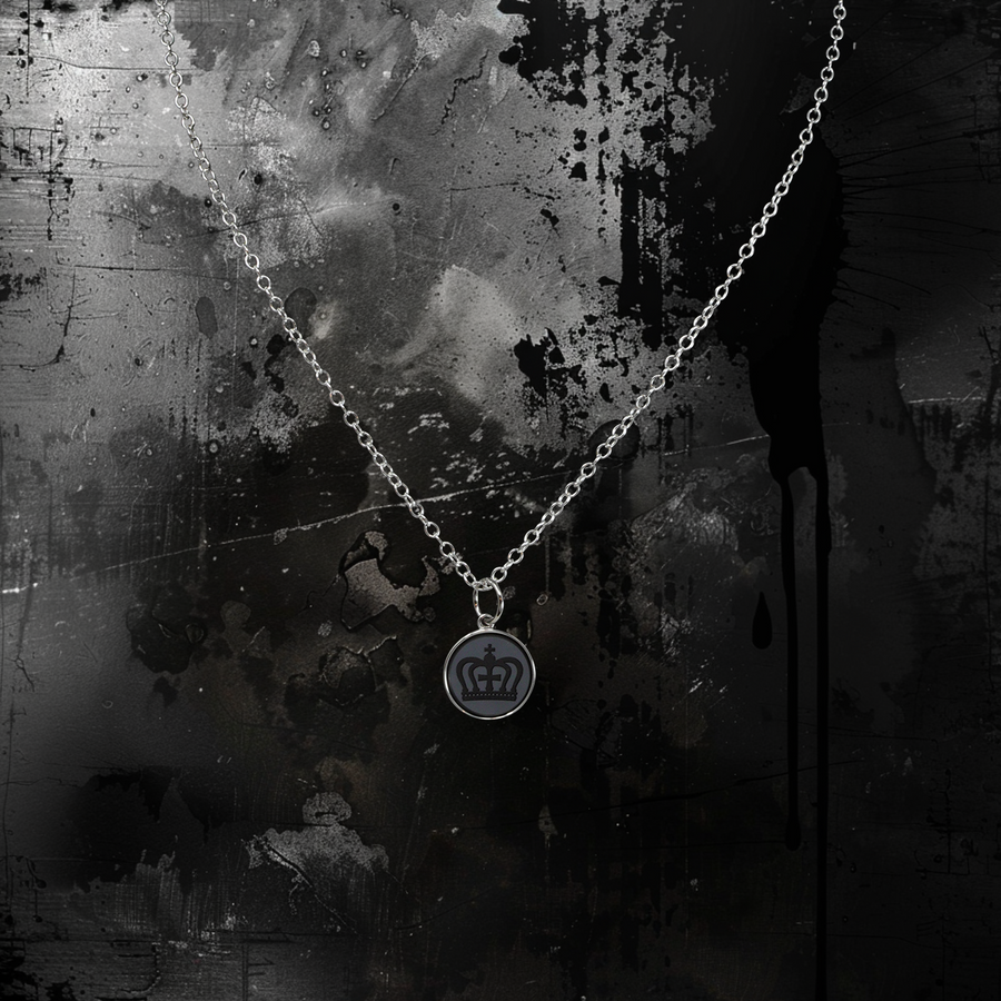 Lasombra Clan - Elysium Whisper Pendant - Rhodium Shrouded Collection - Precious Metals