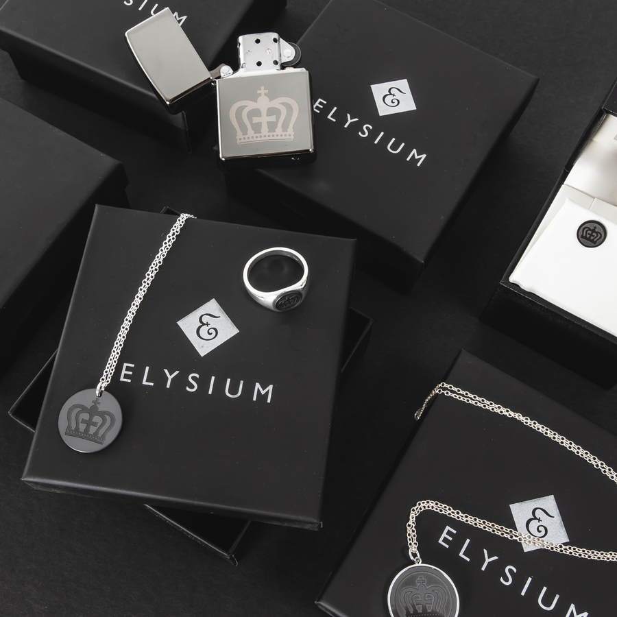 Lasombra Clan - Elysium Textured Pendant - Freestanding Collection - Precious Metals