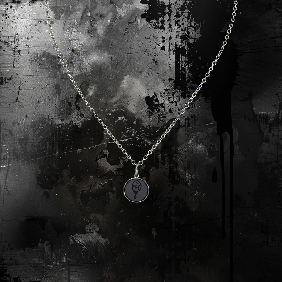 Malkavian Clan - Elysium Smooth Pendant - Rhodium Shrouded Collection - Precious Metals