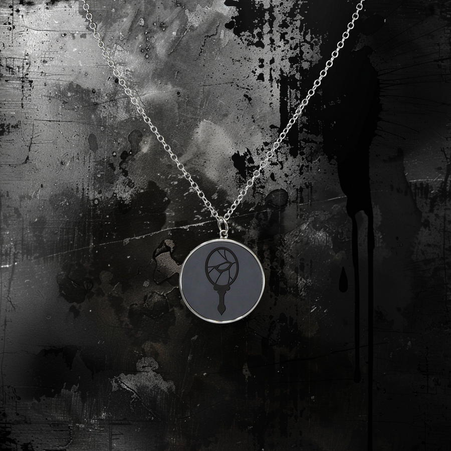 Malkavian Clan - Elysium Smooth Pendant - Rhodium Shrouded Collection - Precious Metals