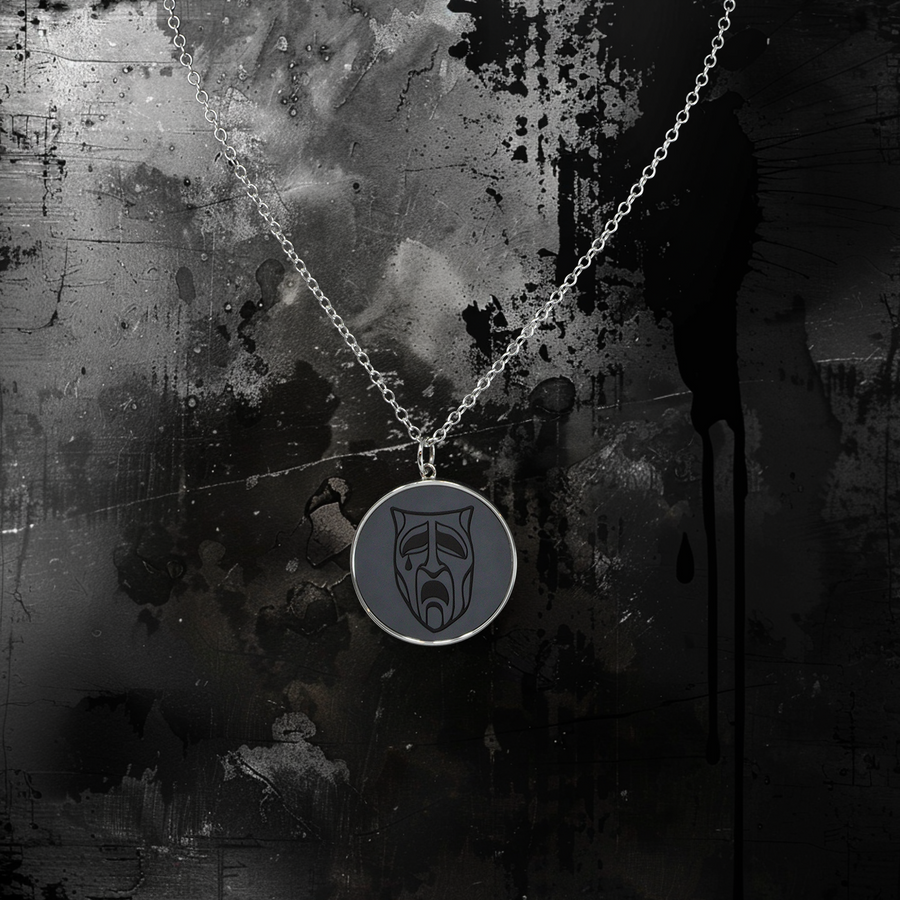 Nosferatu Clan - Elysium Smooth Pendant - Rhodium Shrouded Collection - Precious Metals