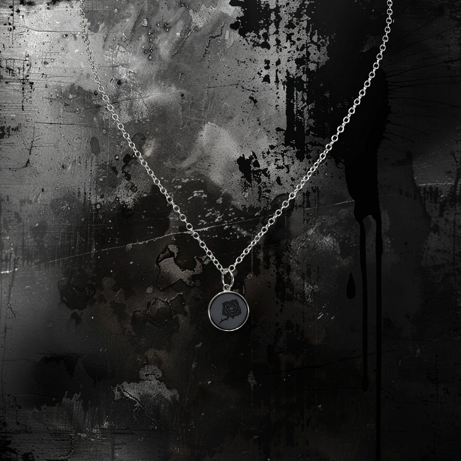 Toreador Clan - Elysium Whisper Pendant - Rhodium Shrouded Collection - Precious Metals