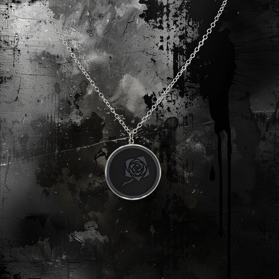 Toreador Clan - Elysium Radiant Pendant - Rhodium Shrouded Collection - Precious Metals