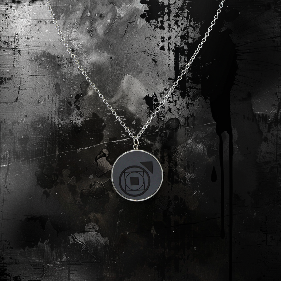 Tremere Clan - Elysium Whisper Pendant - Rhodium Shrouded Collection - Precious Metals