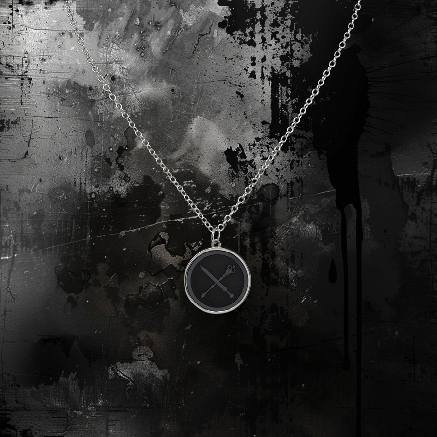 Ventrue Clan - Elysium Radiant Pendant - Rhodium Shrouded Collection - Precious Metals